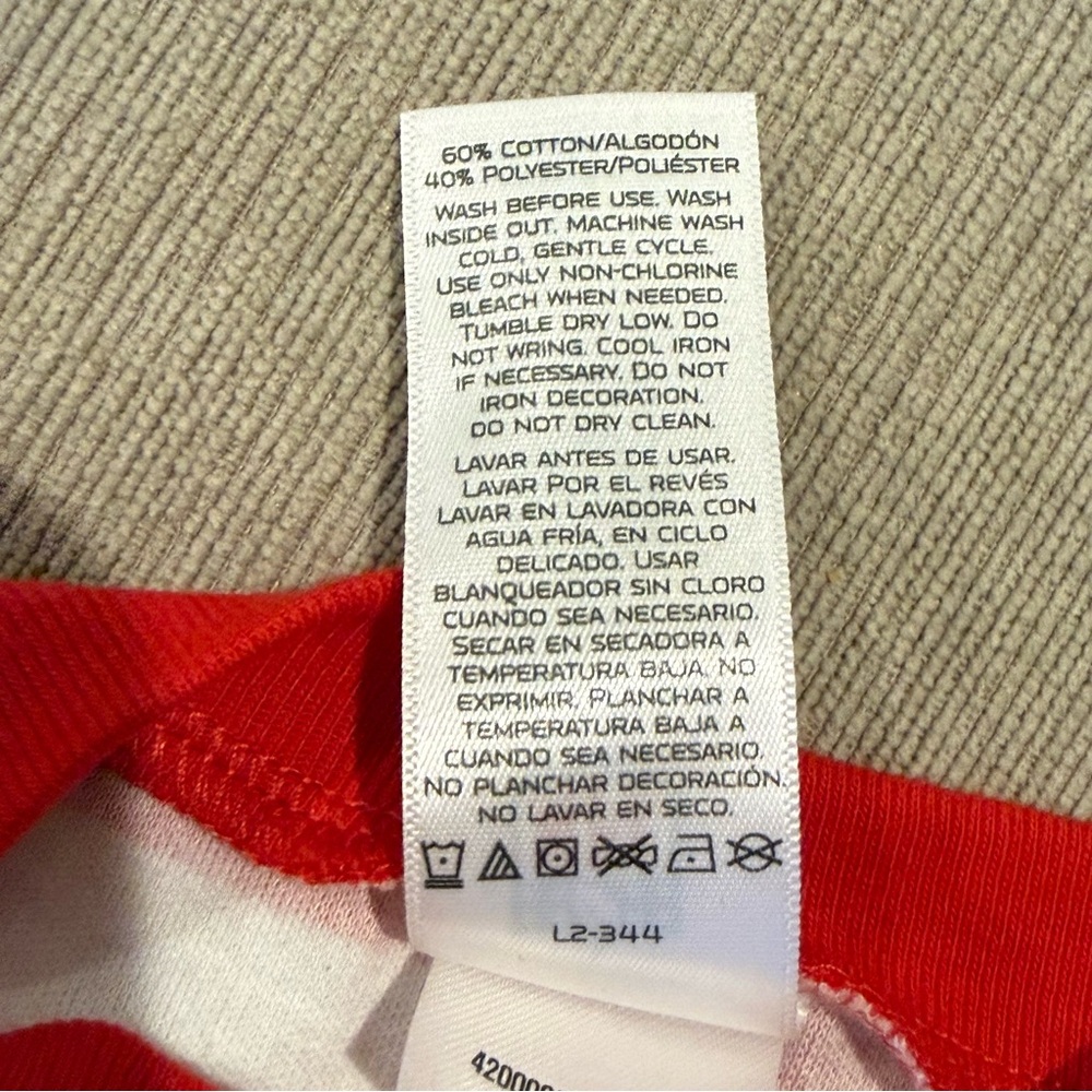 NWT NFL Team Gerber Baby Footless Onesie, Red and White KC CHIEFS, size 6-9 mos - Picture 11 of 12